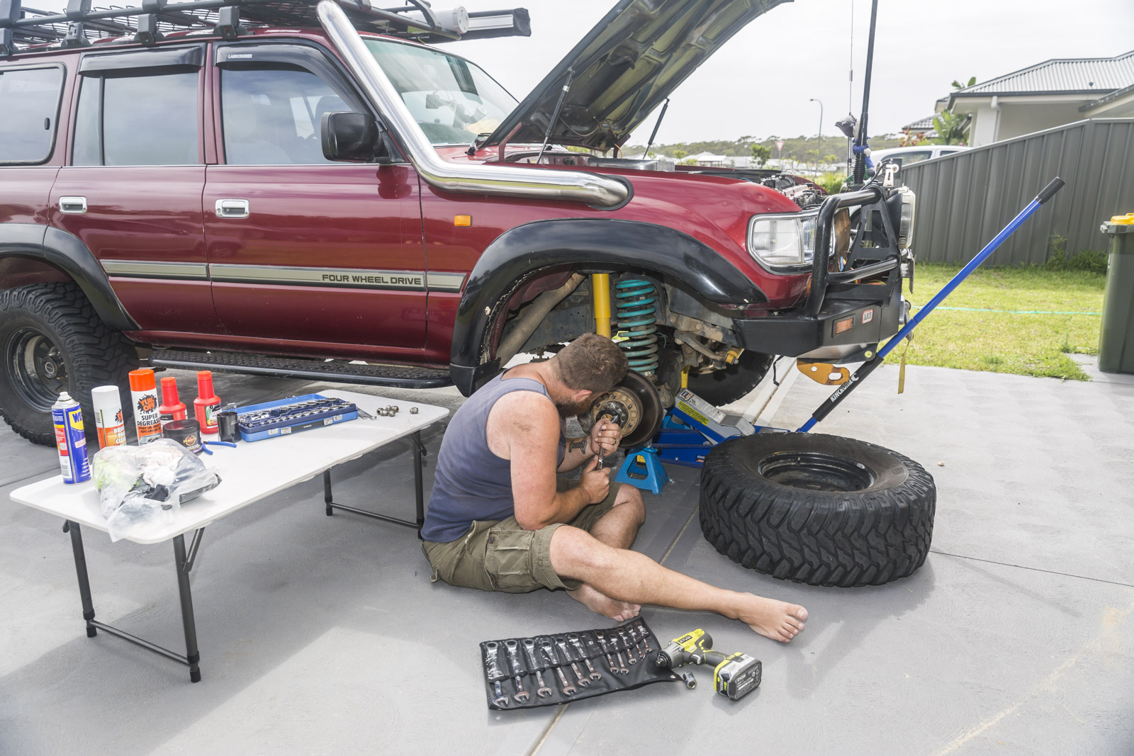 Re-Pack Wheel Bearings